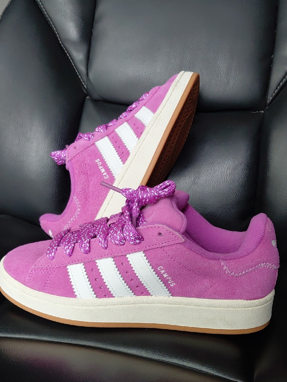 Adidas Campus '00s Purple Burst Suede Womens 7